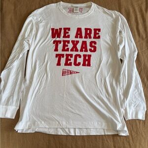 Texas tech VS Pink long sleeve